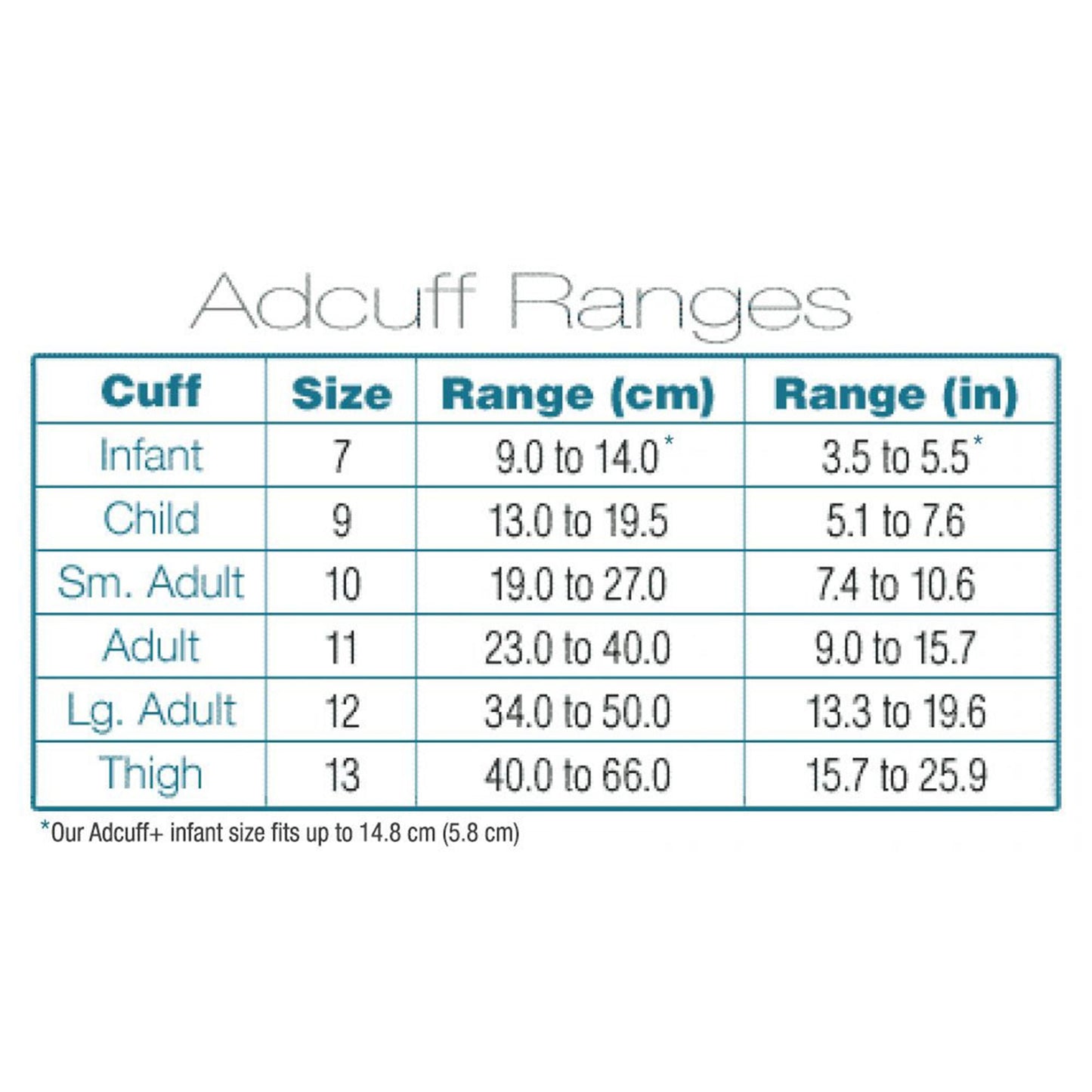 INFLATION SYSTEM, ADCUFF LG ADLT BLK