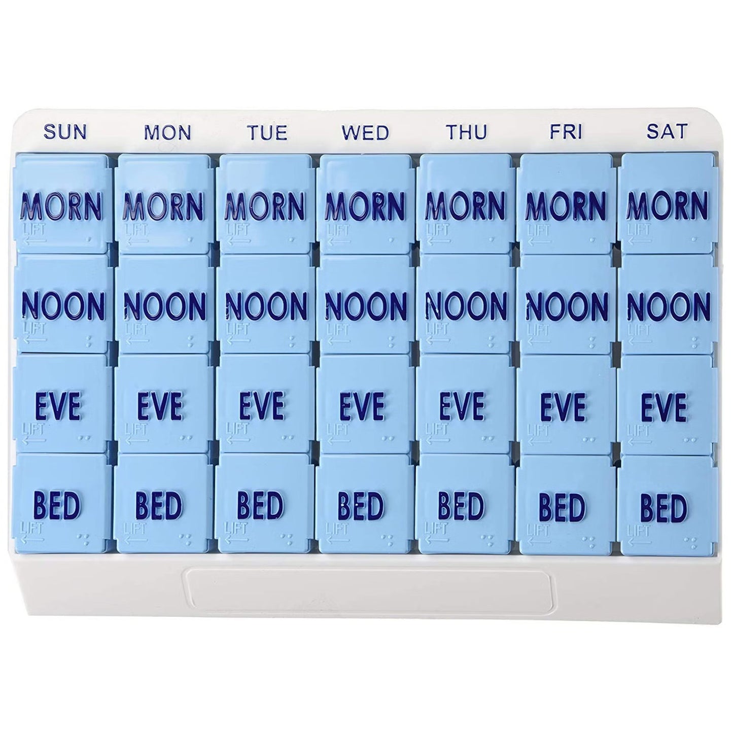 PLANNER, MEDI WEEKLY 28COMPARTMENT (48/CS)