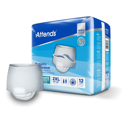 UNDERWEAR, BARIATRIC XXLG (12/BG 4BG/CS)