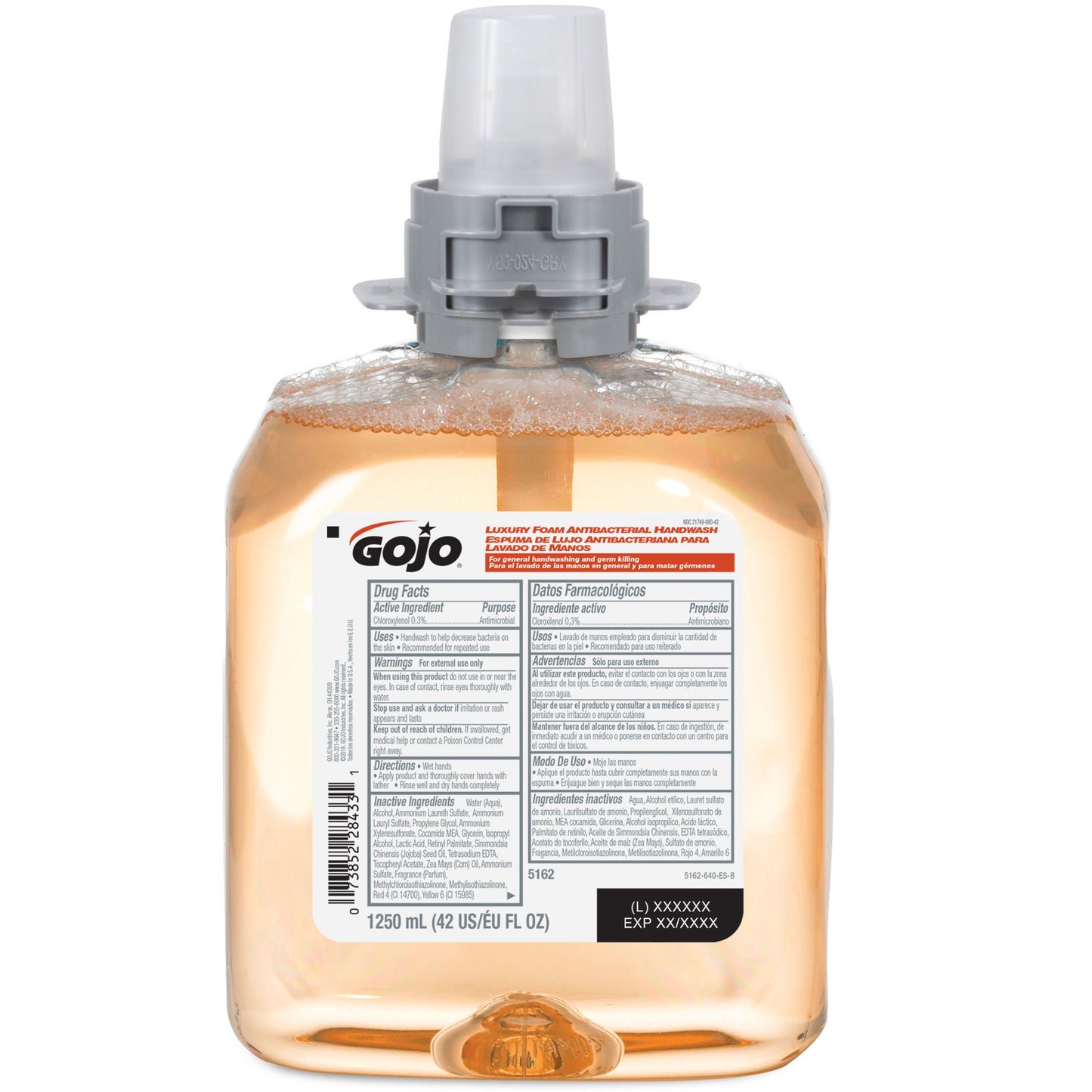 HANDWASH, LUXURY FOAM ANTIBAC TERIAL 1250ML (4/CS)