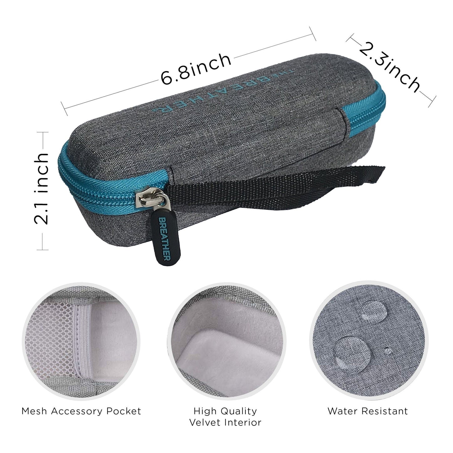 CASE, STORAGE TRAVEL HARD F/THE BREATHER (200/CS)