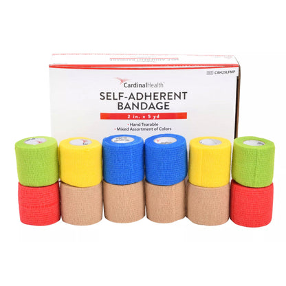 BANDAGE, COMPRSN SELF ADHERENTCHSV N/S 2"X5' (12/BX 6BX/CS
