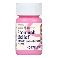 STOMACH RELIEF, TAB FT SM 262MG (40/BT)