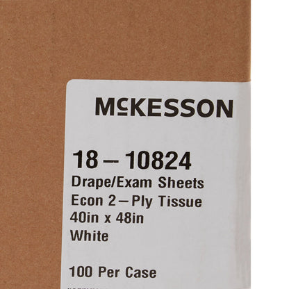 SHEET, DRAPE 2PLY ECON WHT 40X48 (100/CS)