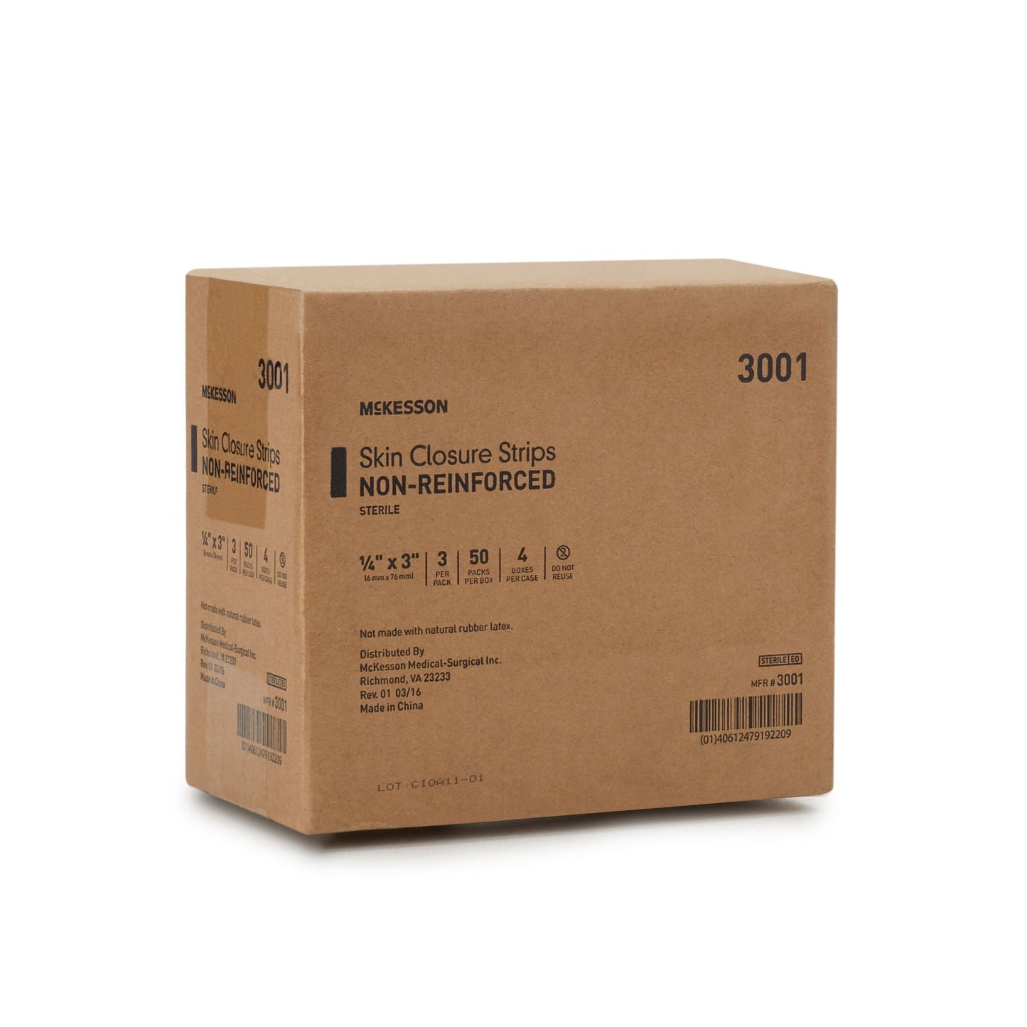 CLOSURE, SKIN FLEX LF TAN 1/4X3" (3/PK 50PK/BX 4BX/CS)