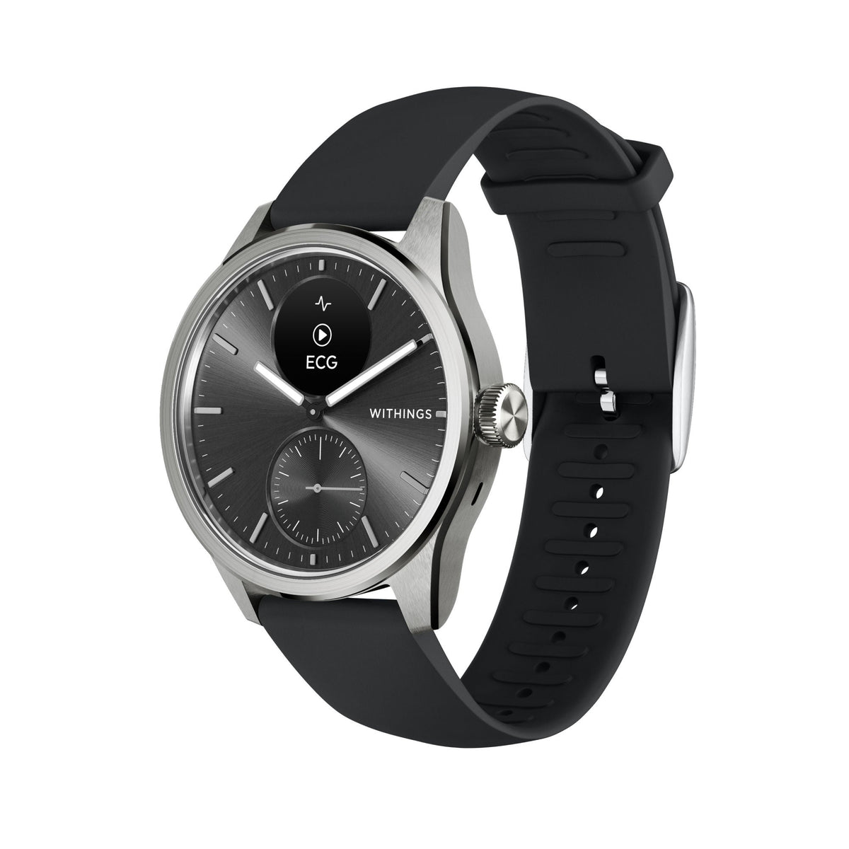 SMARTWATCH, HEART HEALTH HYBRID SCANWATCH 2 BLK 42MM