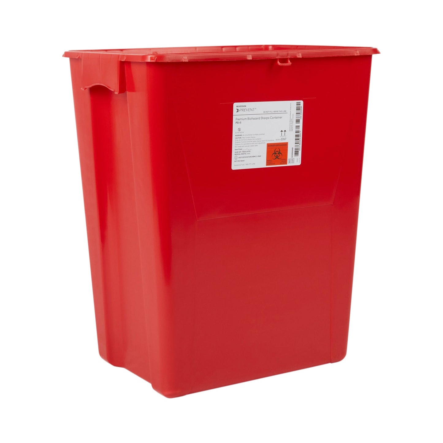 CONTAINER, SHARPS RED 18GL (7/CS)