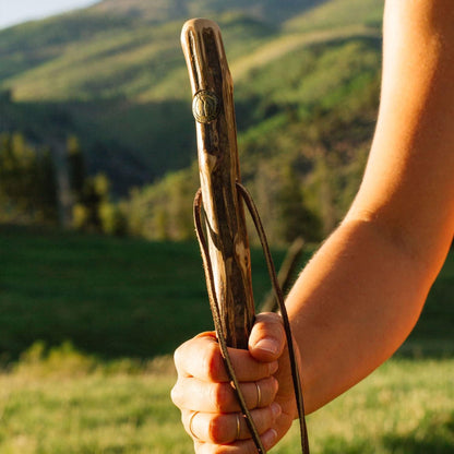 STICK, WALKING IRONWOOD HIKING/TREKKING BRAZOS FREE FORM 58"