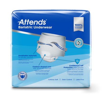 UNDERWEAR, BARIATRIC XXLG (12/BG 4BG/CS)
