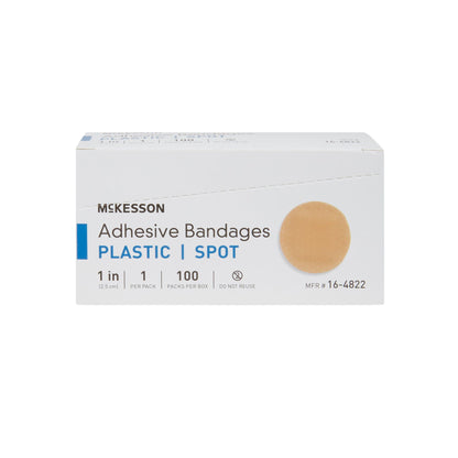 BANDAGE, ADHSV SHR SPOT 1" (100/BX 24BX/CS)