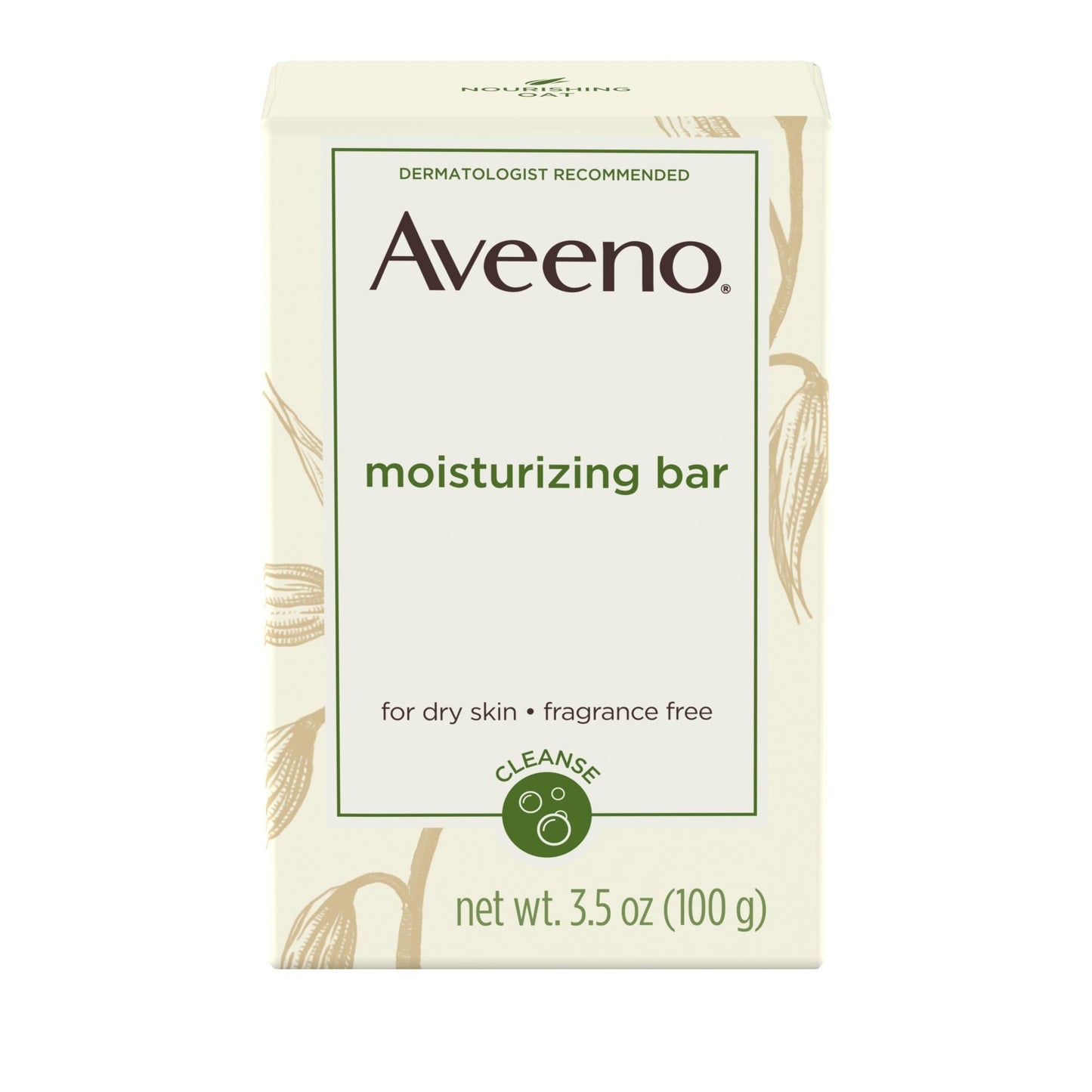 AVEENO BAR, W/OATMEAL DRY SKIN3.5OZ (24/CS) J&JOTC