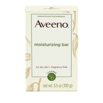 AVEENO BAR, W/OATMEAL DRY SKIN3.5OZ (24/CS) J&JOTC