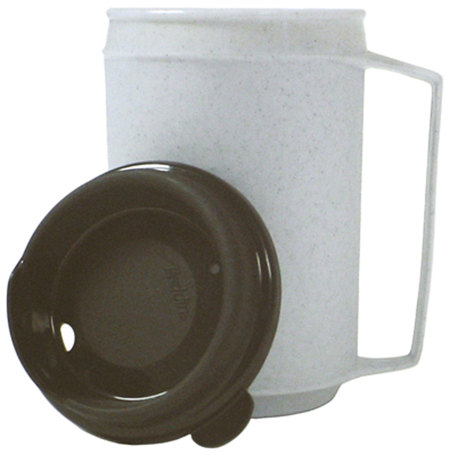 CUP, INSULATED NO-SPILL LID GRANITE 12OZ 4"X5"X4" D/S