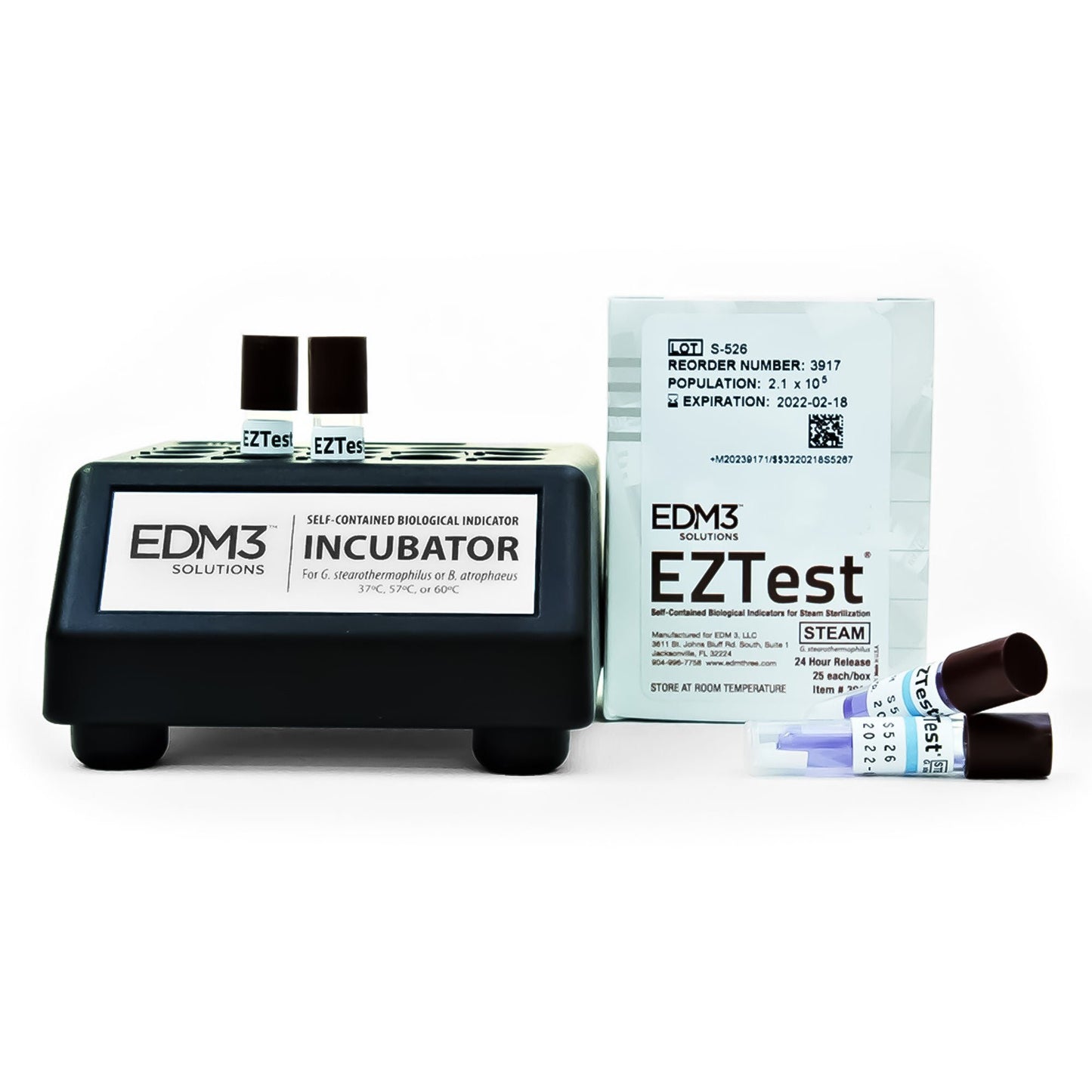 INDICATOR, STEAM BIOLOGICAL EZTEST (25/PK)