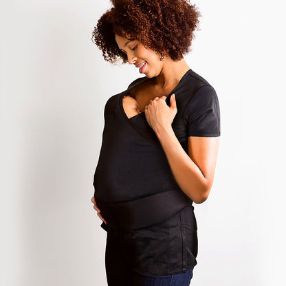 CARRIER, BABY NUROO PCKT HND-FREE SKIN2SKIN BLK XSM/SM (3/CS