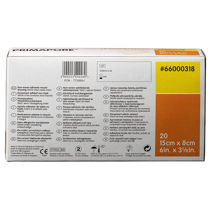 DRESSING, WOUND 6"X3 1/8" (20/BX)