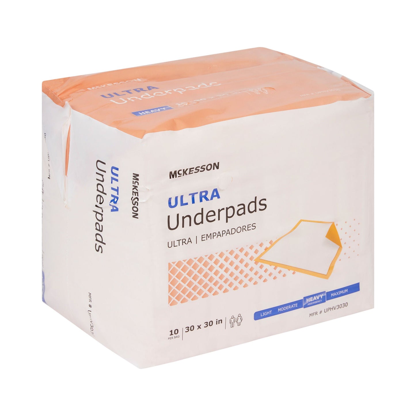 UNDERPAD, HEAVY ABSRB 30X30 (10/BG 10BG/CS)