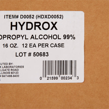 ALCOHOL ISO 99% 16OZ (12/CS)