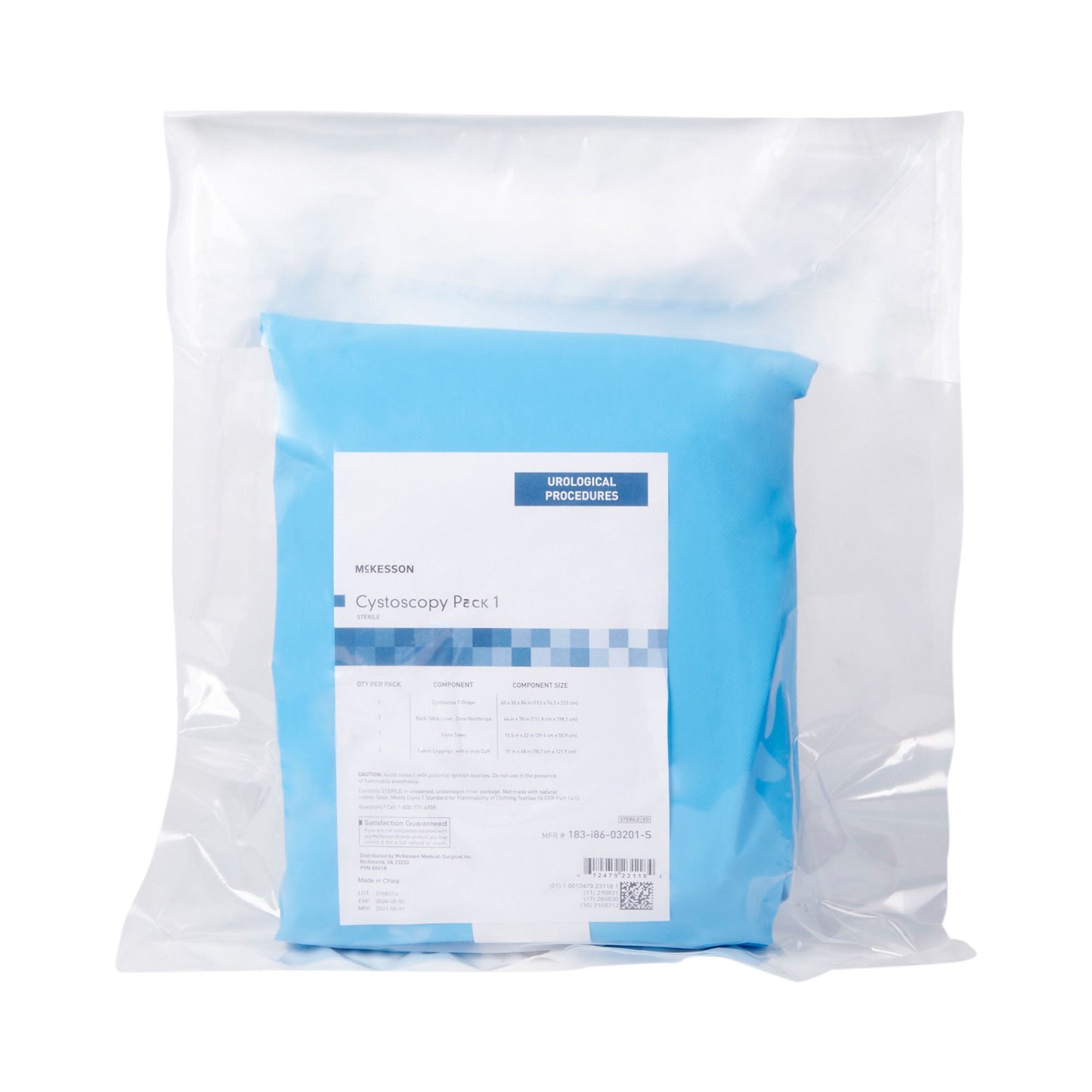 CYSTOSCOPY PACK I, SURG UROLOGICAL PROCEDURE (8/CS)
