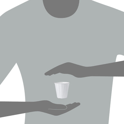 Solo Paper Soufflé Cup, White, 3-1/2-ounce capacity