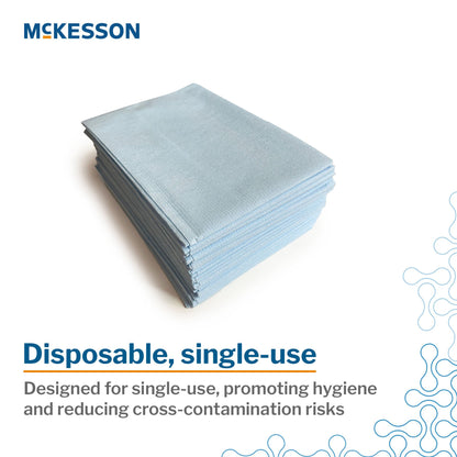 PILLOWCASE, DISP STD ECON BLU 21"X30" (100/CS)