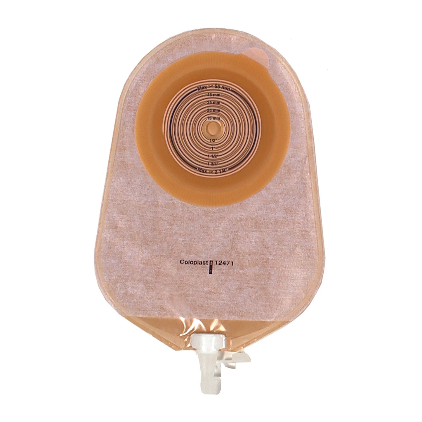 POUCH, UROSTOMY TRANSPARENT N/S 3/8"X2 1/4" (10/BX)