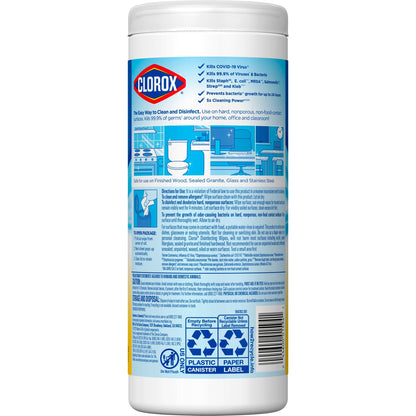 WIPE, CLOROX DISINF LEMON FRESH (35/PK 12PKCS) SALFLD