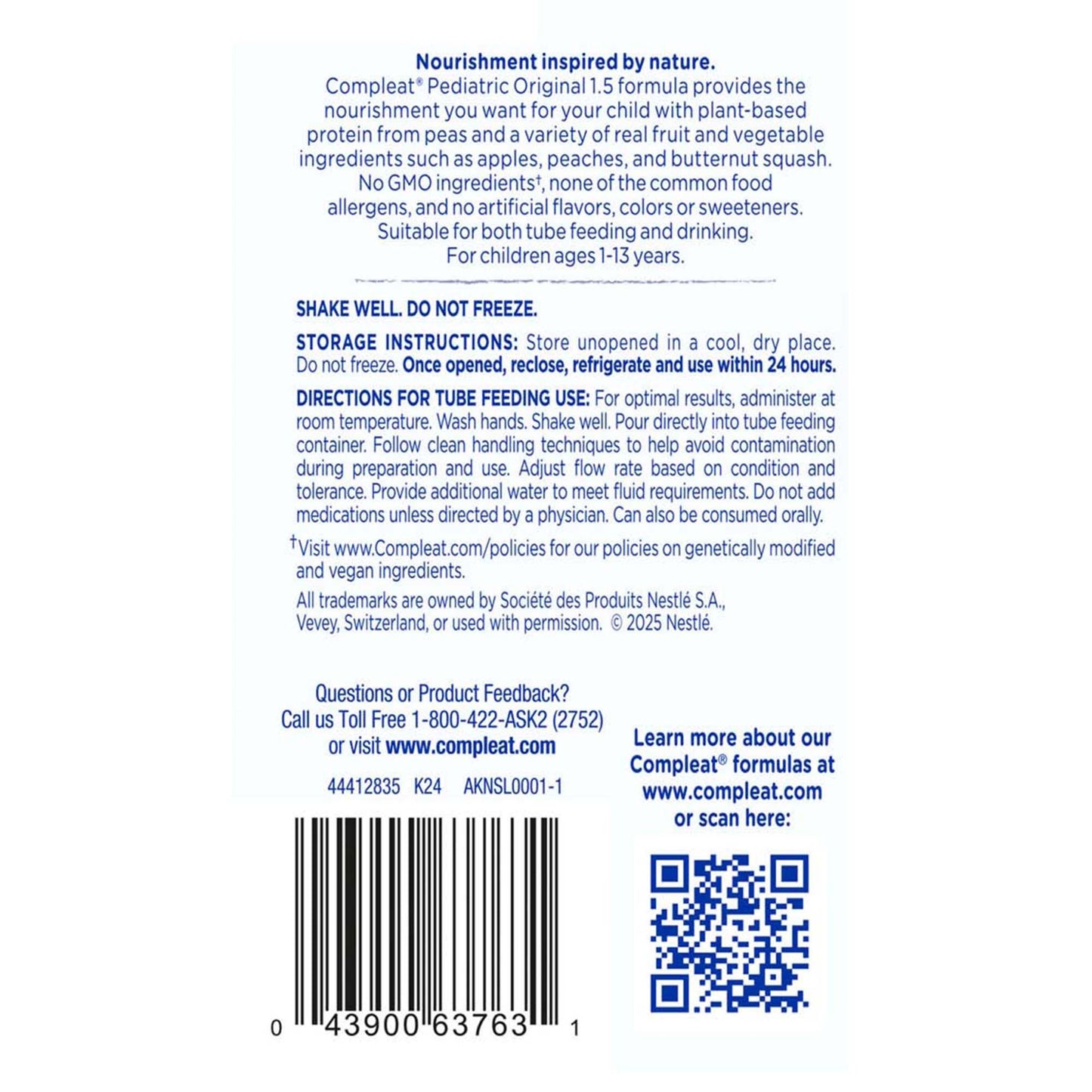 COMPLEAT, PED ORIGINAL 1.5 FRUIT MEDLEY 250ML (24/CS)