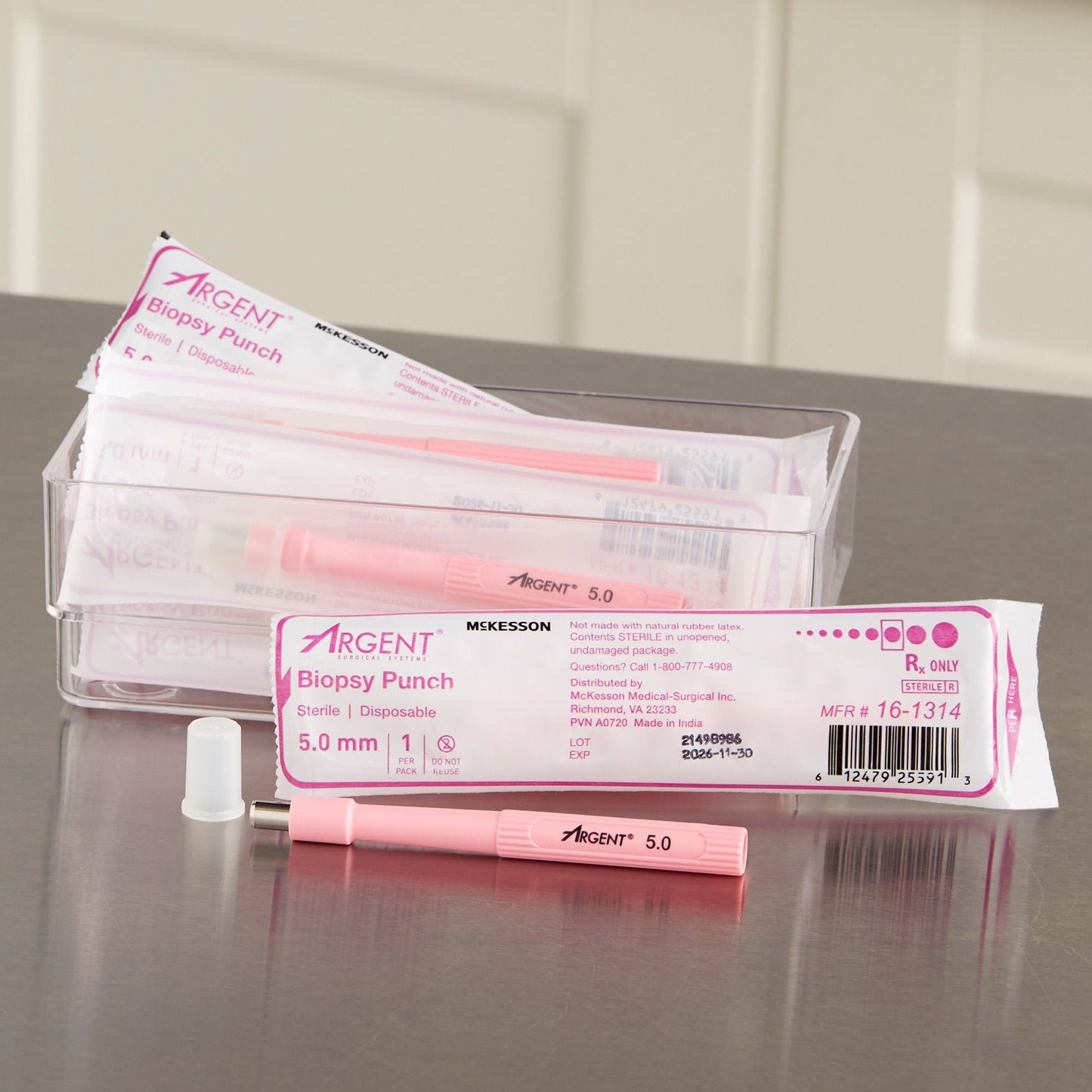 PUNCH, BIOPSY DISP STR 5MM (25BX 4BX/CS)