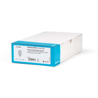 POUCH, OSTOMY SENSURA MIO DRN W/WINDOW PRECUT 1 3/8" (10/BX)