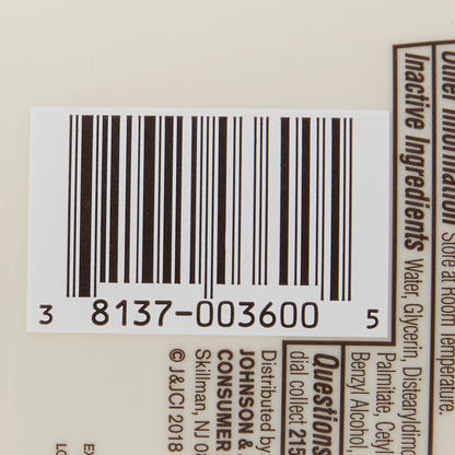 LOTION, AVEENO MOISTURE W/PUMP12OZ (12/CS) J&JOTC