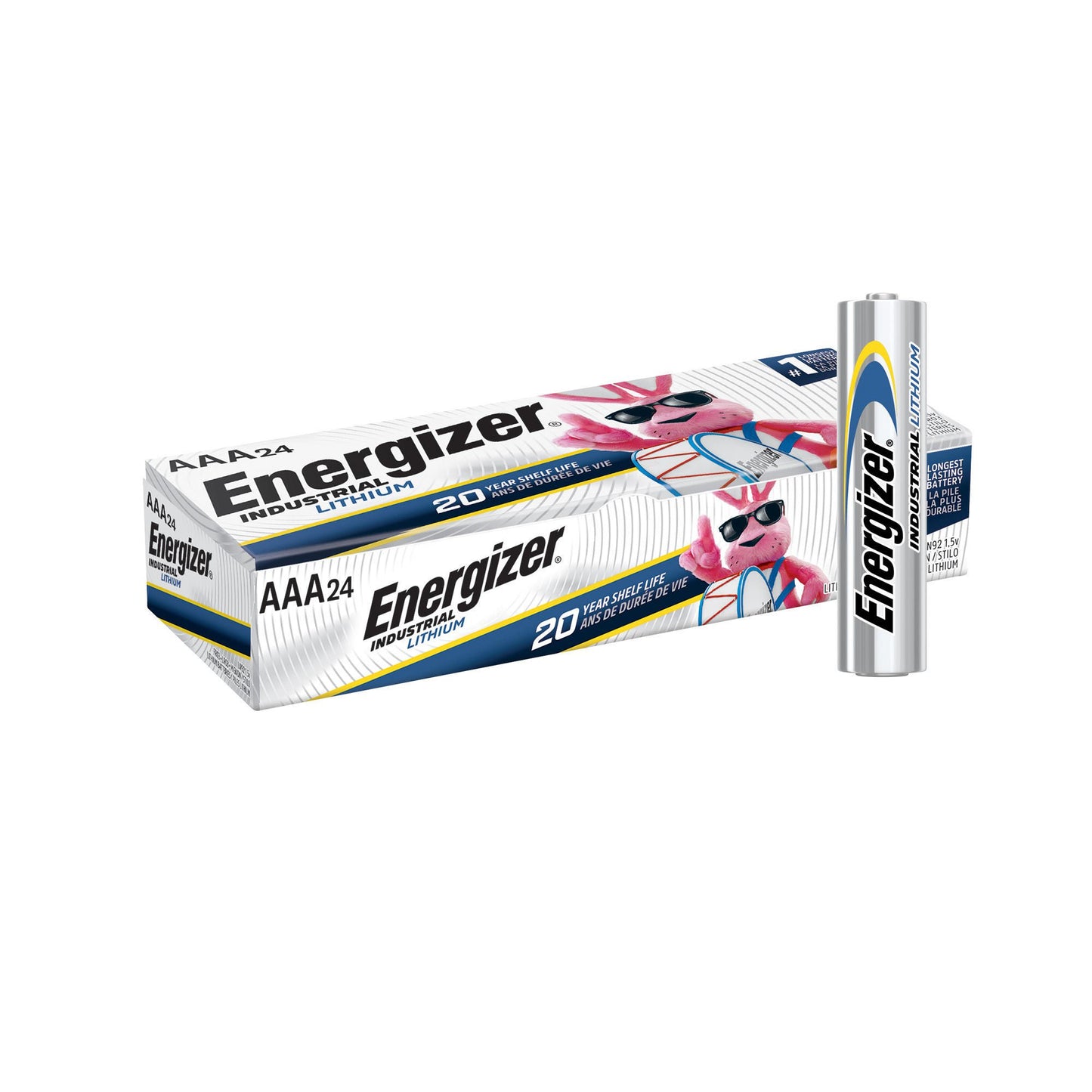 BATTERY, ENERGIZER INDUST LITHIUM AAA (24/BX 6BX/CS)