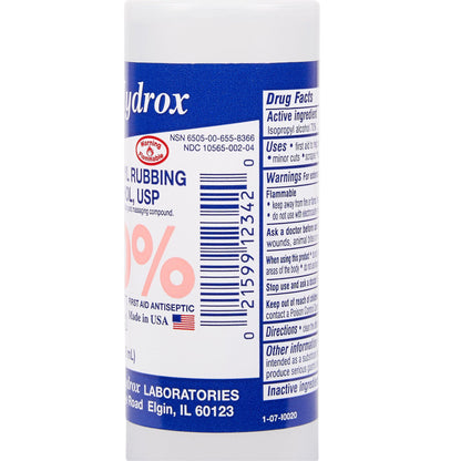 ALCOHOL, ISOPROPYL 70% 4OZ (60/CS)