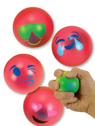 TOY, SQUEEZE BALL ENOJI (12/PK)