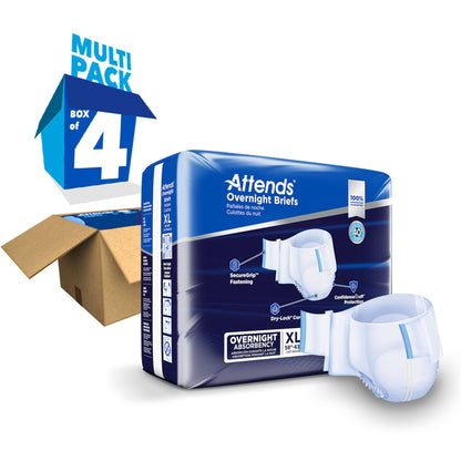 BRIEF, EXTENDED WEAR XLG (14/BG 4BG/CS)