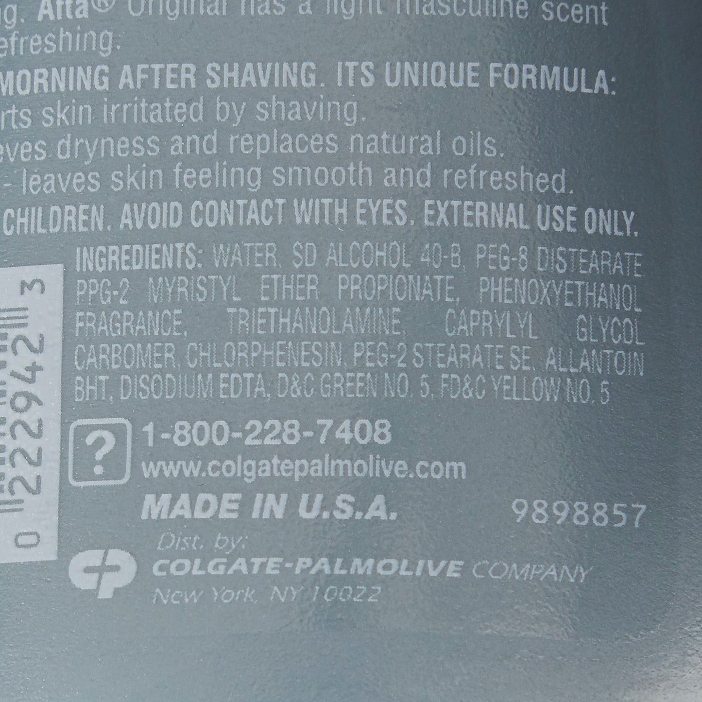 AFTER SHAVE, AFTA CONDITIONER ORIGINAL SCENT 3OZ (24/CS)