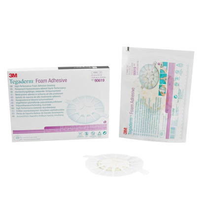 DRESSING, TEGADERM FM ADHSV HEEL 5.5X5.5" PAD 3X3" (5/BX 4BX