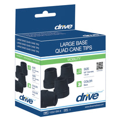 TIP, QUAD CANE LG BASE BLK 5/8" D/S