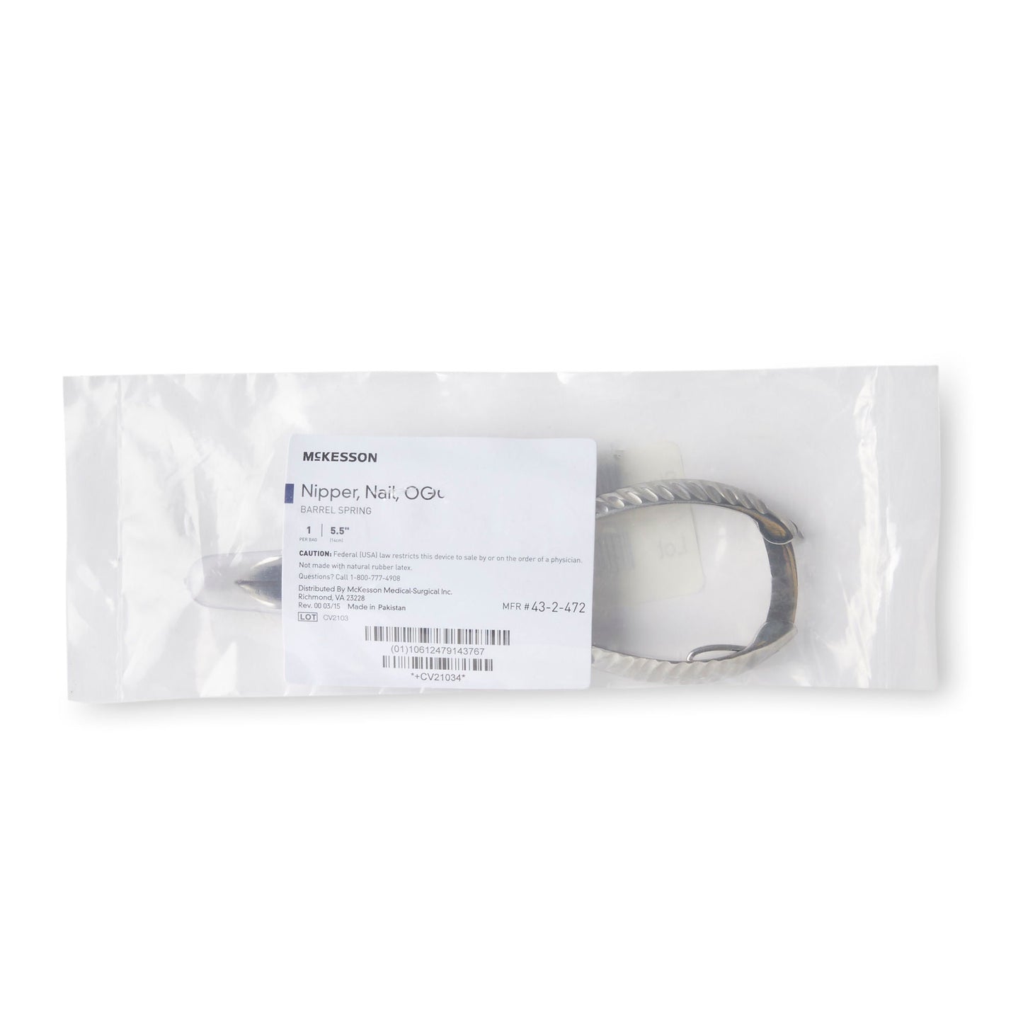 NIPPER, NAIL OG BARREL SPRNG 51/2"