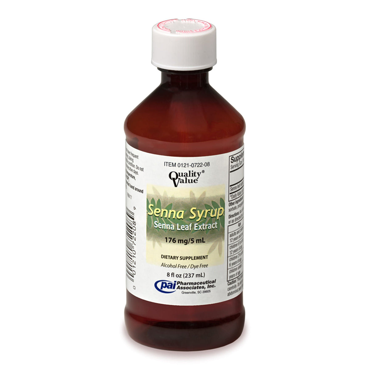 SENNA, SYRP 176MG/5ML 8OZ