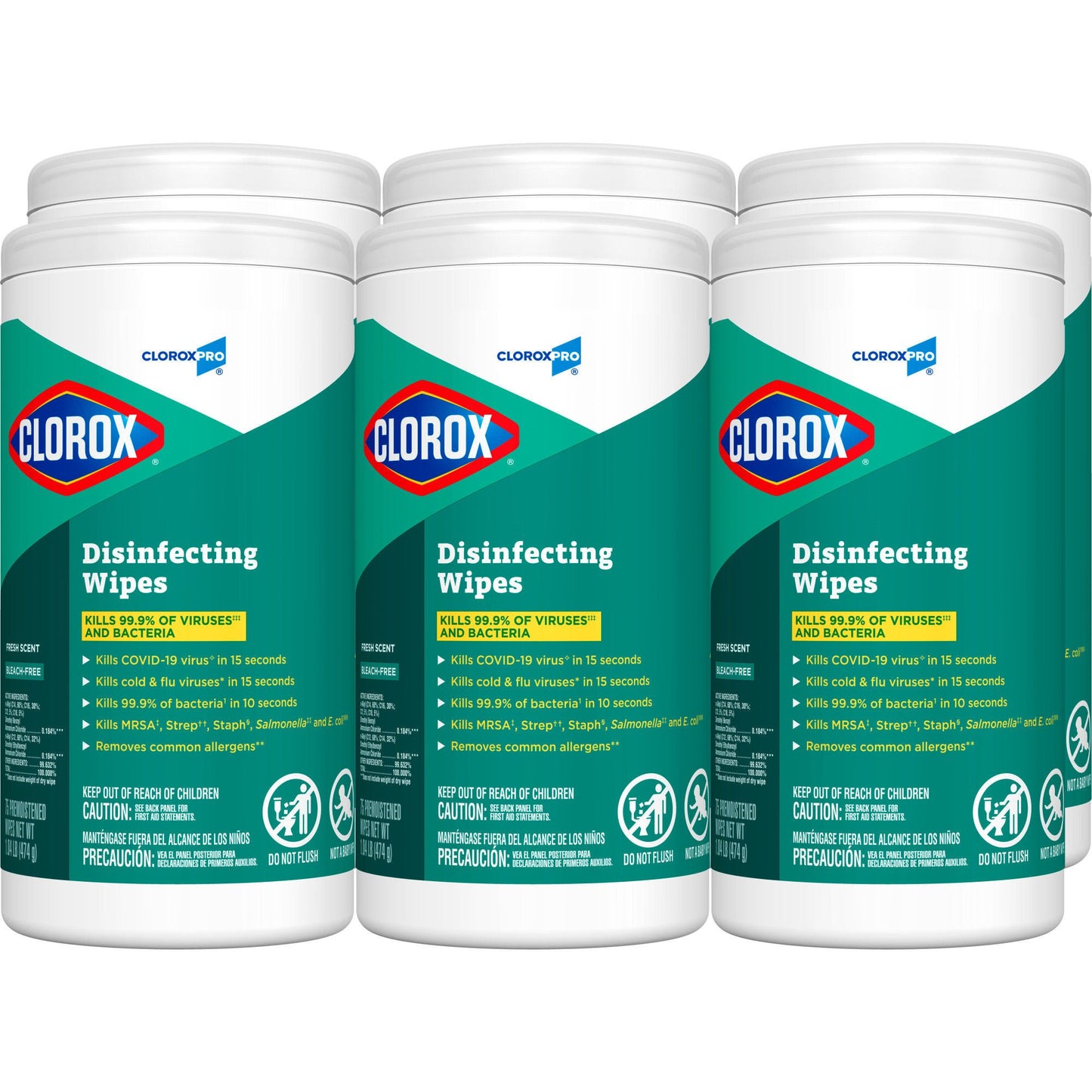 WIPE, CLOROX FRESH SCENT (75/BX 6BX/CS)