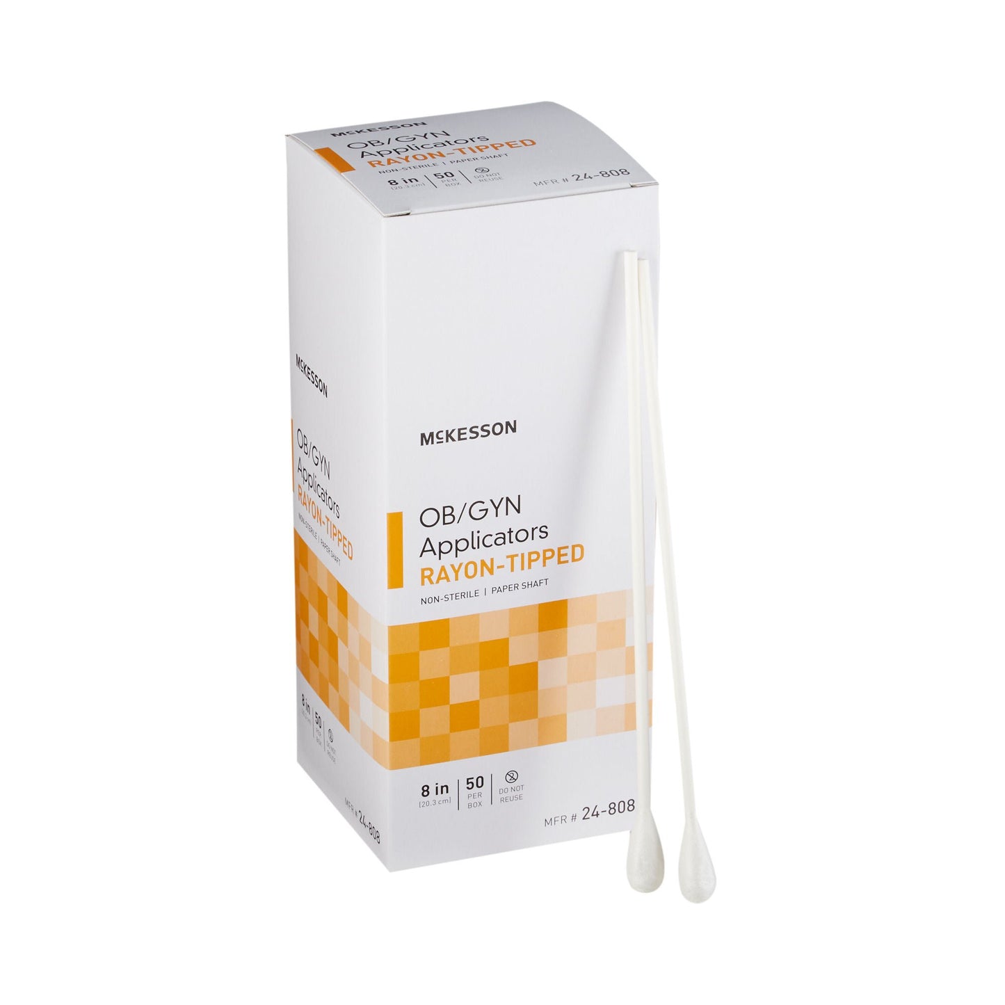 SWAB, OB/GYN 8" (50/BX)
