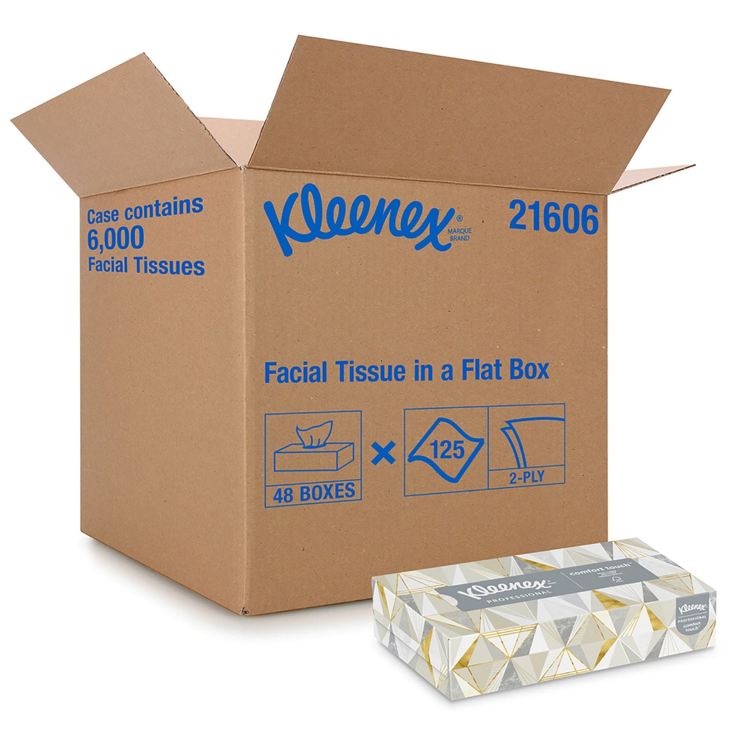 TISSUE, FACIAL KLEENEX (125/BX48BX/CS)