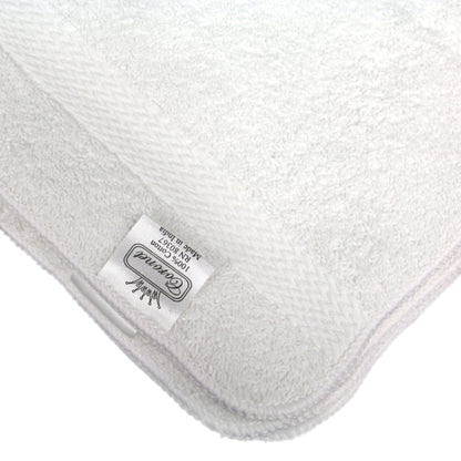 WASHCLOTH, ELEGENCE 1.5LB WHT 12"X12" (12/DZ)
