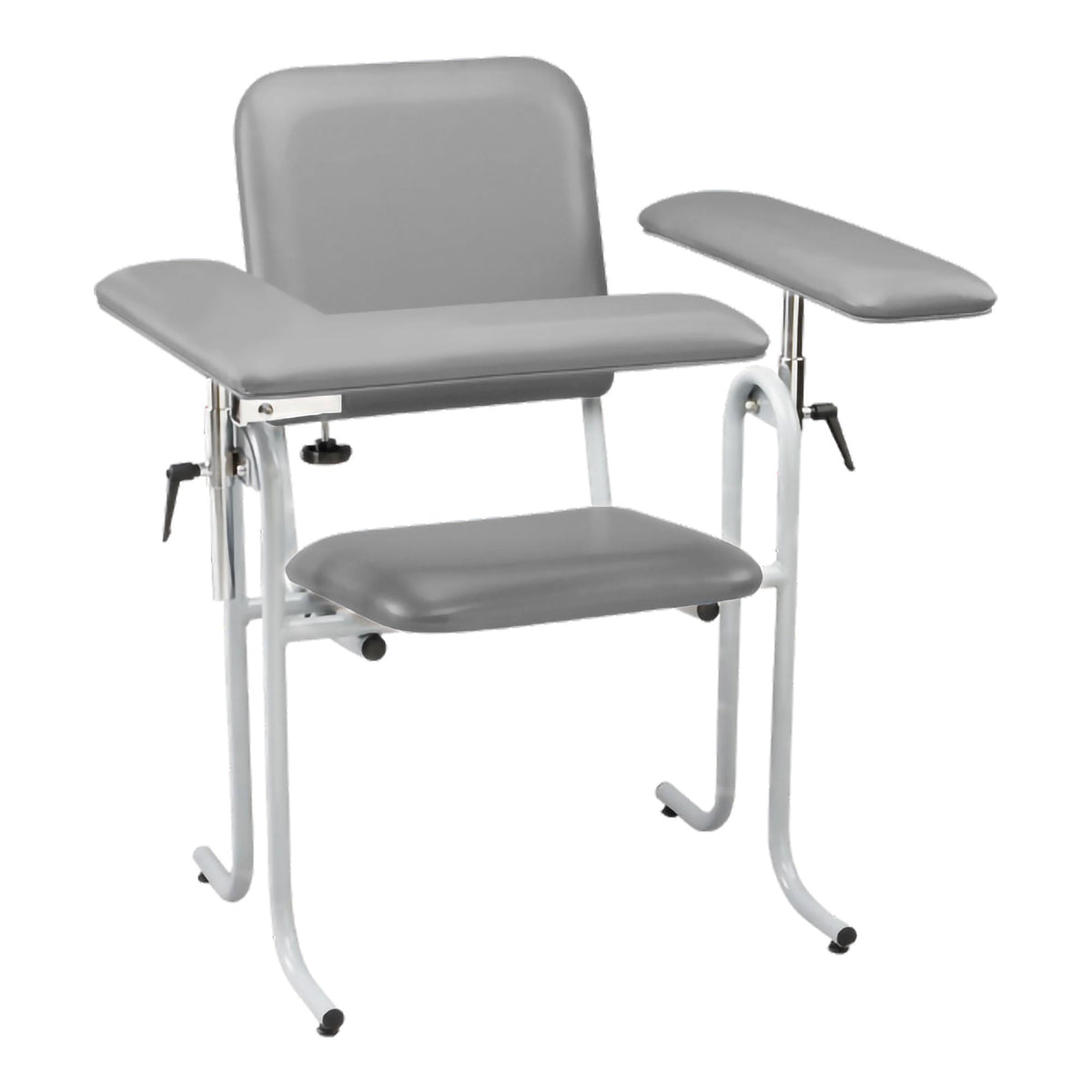 CHAIR, BLD DRWNG FLIP-ARM UPHOL GRY