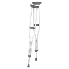 CRUTCHES, ALUM W/PUSH BUTTON ADLT