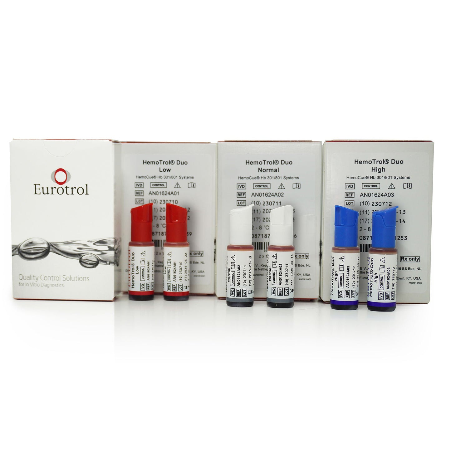 CONTROL, HEMOGLOBIN F/USE W/HEMOCUE HB 801 SYSTEM DUO NORMAL