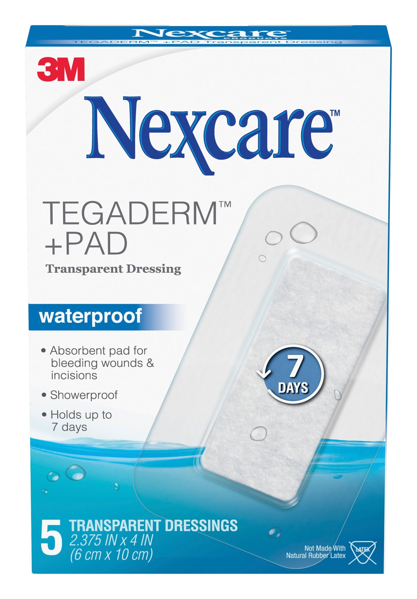 DRESSING, SKIN NEXCARE WTRPRF2 3/8X4" (5/BX)