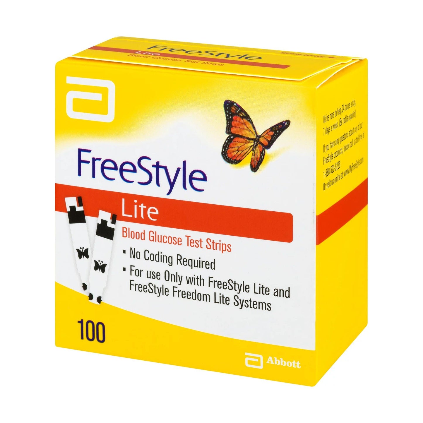 TEST STRIP, BLD GLUC FREESTYLE(100/BX 12BX/CS)
