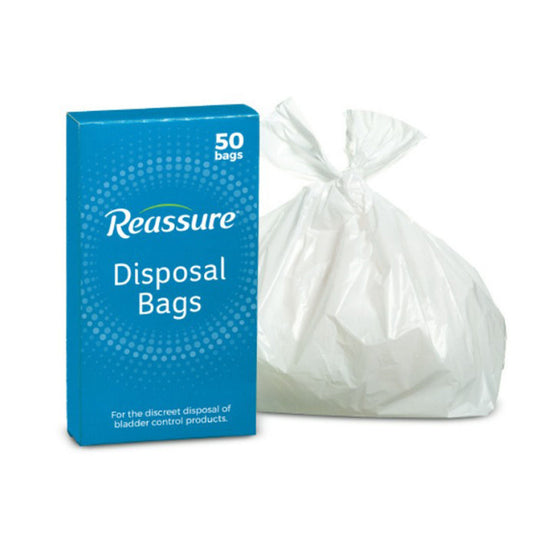 BAG, INCONT DISPOSAL REASSURE (50/BX 21BX/CS)